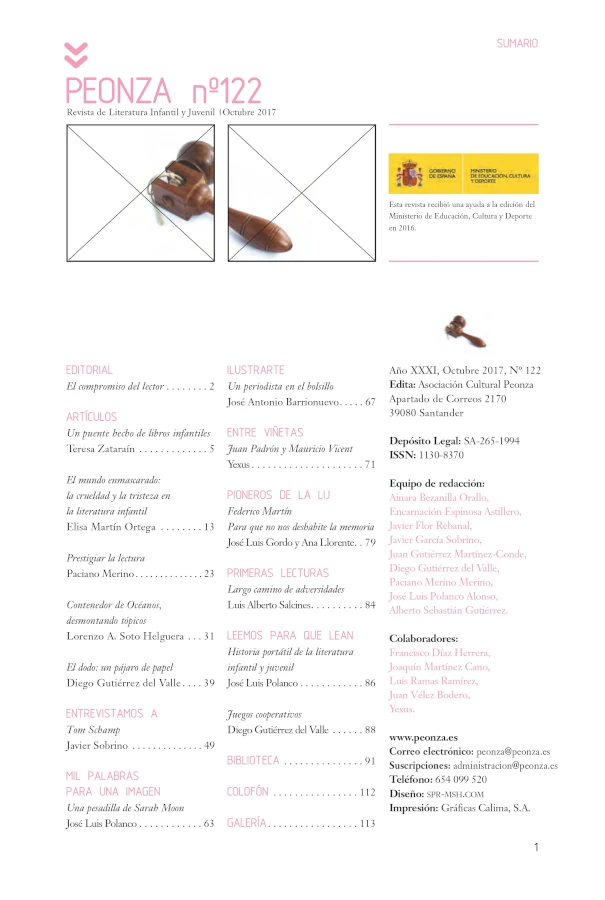 Revista PEONZA Nº 122 DIGITAL (Solo pago por PayPal)